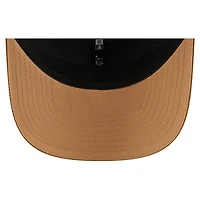 Men's New Era Tan/Light Brown Philadelphia 76ers Two-Tone 9SEVENTY Adjustable Trucker Hat