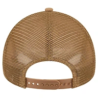 Casquette réglable de camionneur A-Frame 9FORTY des Philadelphia 76ers New Era pour hommes, beige