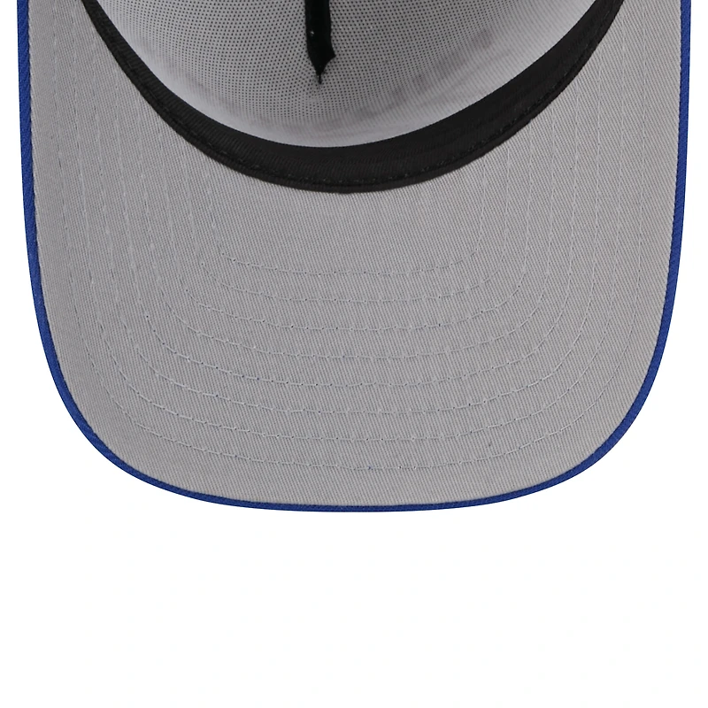 Casquette ajustée New Era 59FIFTY blanche/bleu marine des Philadelphia 76ers, draft NBA 2025