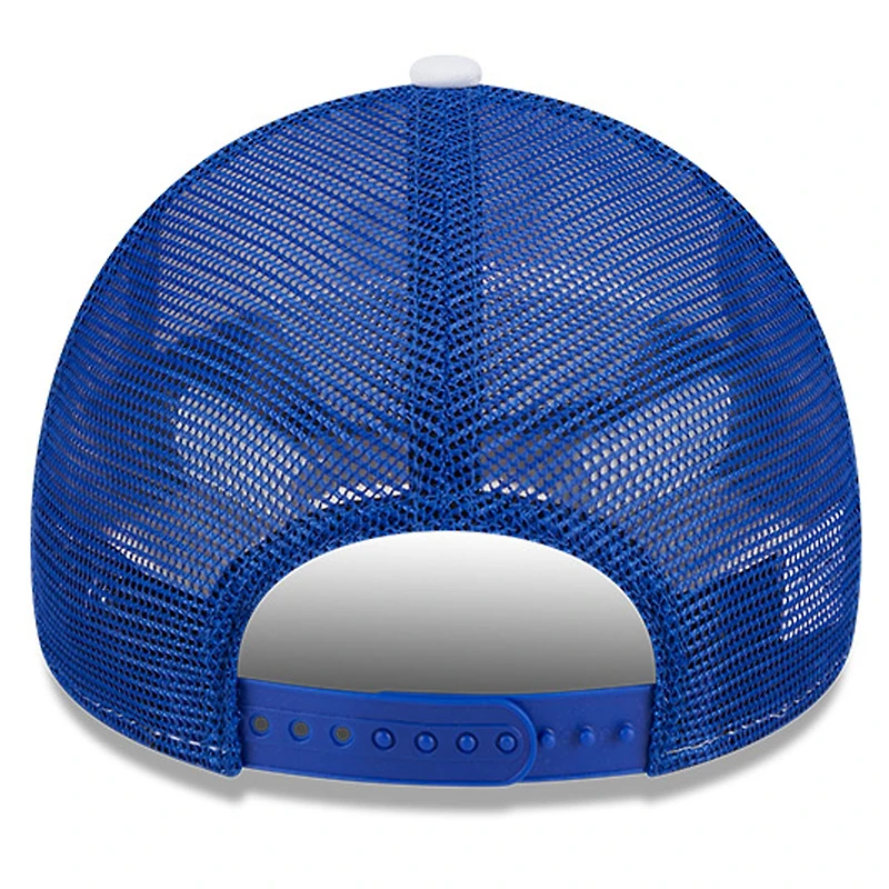 Casquette de camionneur réglable en mousse A-Frame 9FORTY New Era pour hommes, blanc/royal Philadelphia 76ers Court Sport