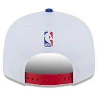 Casquette snapback 9FIFTY Philadelphia 76ers 2024/25 City Edition New Era blanche pour homme