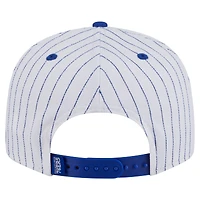 Casquette snapback New Era blanche à rayures fines 9FIFTY Philadelphia 76ers pour homme
