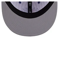 Casquette snapback New Era blanche à rayures fines 9FIFTY Philadelphia 76ers pour homme