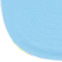 Casquette réglable de golfeur New Era pour hommes des Philadelphia 76ers Palm Trees and Waves blanche