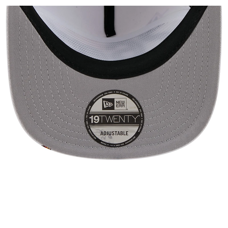 Casquette ajustable New Era blanche Philadelphia 76ers Team Cheer Rope 19TWENTY pour homme