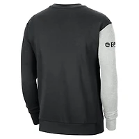 Sweat à capuche pour homme Nike Philadelphia 76ers Courtside Versus Force & Flight noir/gris chiné