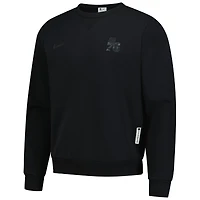 Sweat-shirt Nike noir authentique Philadelphia 76ers pour homme