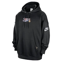 Men's Nike Black Philadelphia 76ers Classic Edition Hardwood Classics Premium Club Heavyweight Fleece Hoodie