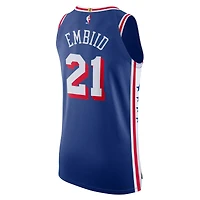 Maillot authentique Nike Joel Embiid Royal Philadelphia 76ers pour homme - Édition Icon