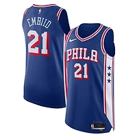 Maillot authentique Nike Joel Embiid Royal Philadelphia 76ers pour homme - Édition Icon