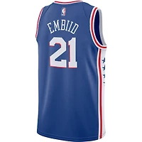 Nike Joel Embiid Royal Philadelphia 76ers Swingman pour homme - Maillot Édition Icon