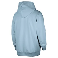 Men's Nike Light Blue Philadelphia 76ers Authentic Standard Issue Full-Zip Hoodie Jacket