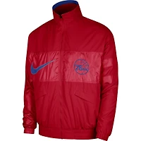 Veste entièrement zippée Nike Philadelphia 76ers Courtside Versus Capsule rouge pour homme
