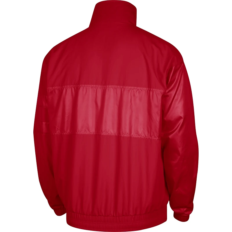 Veste entièrement zippée Nike Philadelphia 76ers Courtside Versus Capsule rouge pour homme