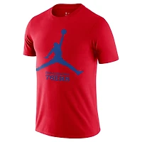 T-shirt Jumpman essentiel Nike des Philadelphia 76ers pour homme rouge