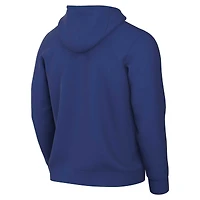 Sweat à capuche Nike Royal Philadelphia 76ers 2022/23 Spotlight pour homme, idéal l'entraînement sur le terrain.