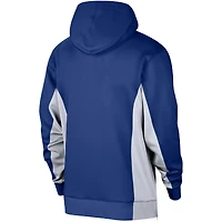 Sweat à capuche entièrement zippé Nike Royal Philadelphia 76ers 2023/24 Authentic Showtime Performance pour homme