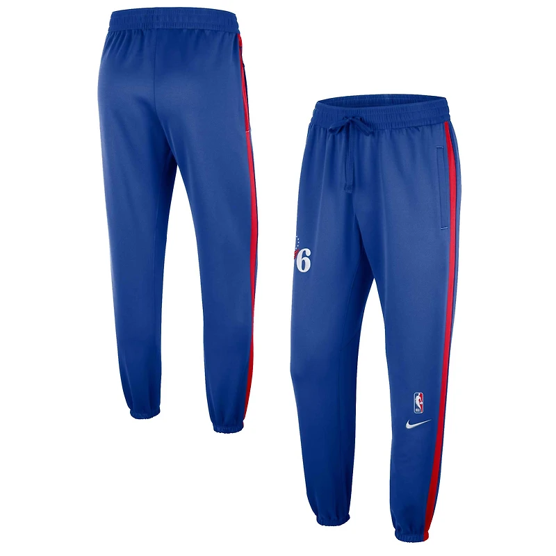 Pantalon de performance Nike Royal Philadelphia 76ers Authentic Showtime pour Homme