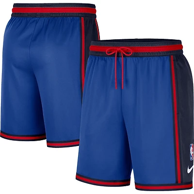 Short de performance d'avant-match des 76ers Philadelphie Royal Nike pour Homme