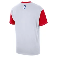 Men's Nike White Philadelphia 76ers 2024/25 City Edition Courtside Color Block T-Shirt