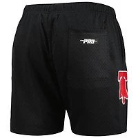 Short en maille Pro Standard Philadelphia 76ers City Scape noir pour homme