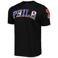 Men's Pro Standard Black Philadelphia 76ers City Scape T-Shirt