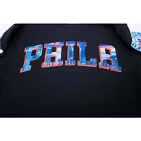 Men's Pro Standard Black Philadelphia 76ers City Scape T-Shirt