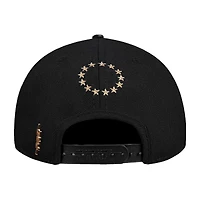 Casquette ajustable à pincement sur le devant avec logo métallique Philadelphia 76ers Pro Standard pour homme