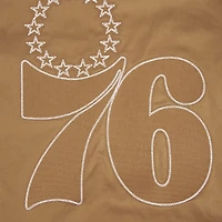 Veste zippée complète Paint The City pour homme Pro Standard Brown des Philadelphia 76ers
