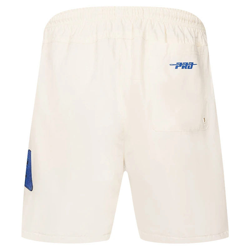 Men's Pro Standard Cream Philadelphia 76ers Triple Tonal Woven Shorts