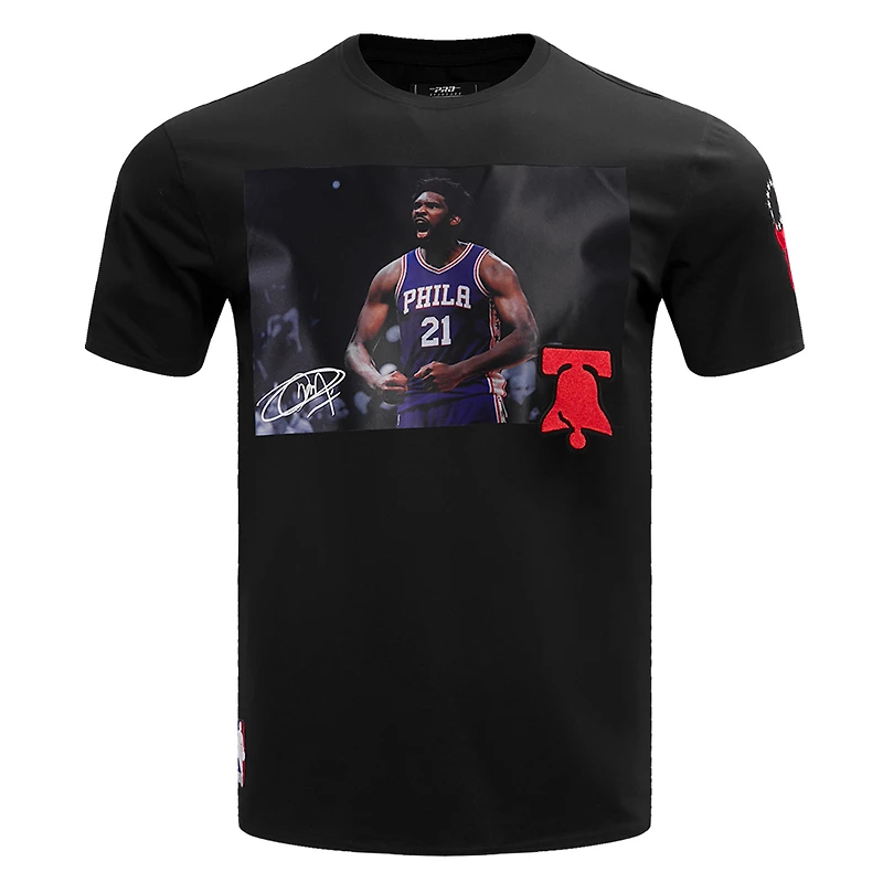 T-shirt noir Pro Standard Joel Embiid pour hommes des Philadelphia 76ers Player Unguardable