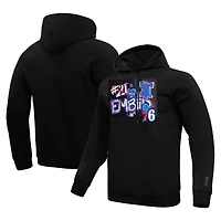 Sweat à capuche noir Pro Standard Joel Embiid pour hommes des Philadelphia 76ers Player Yearbook