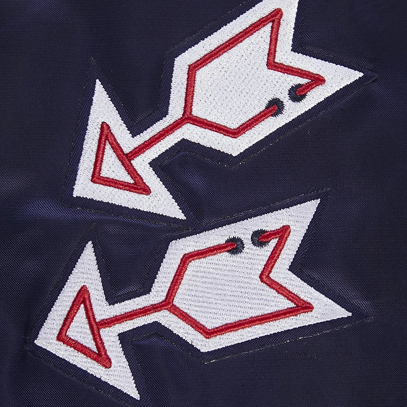 Veste à bouton-pression en satin Pro Standard pour hommes des Philadelphia 76ers 2023/24 City Edition