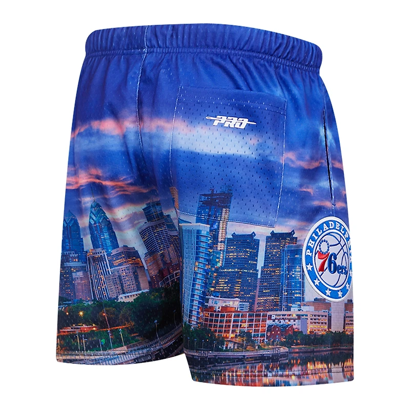 Short Pro Standard Philadelphia 76ers Cityscape pour homme