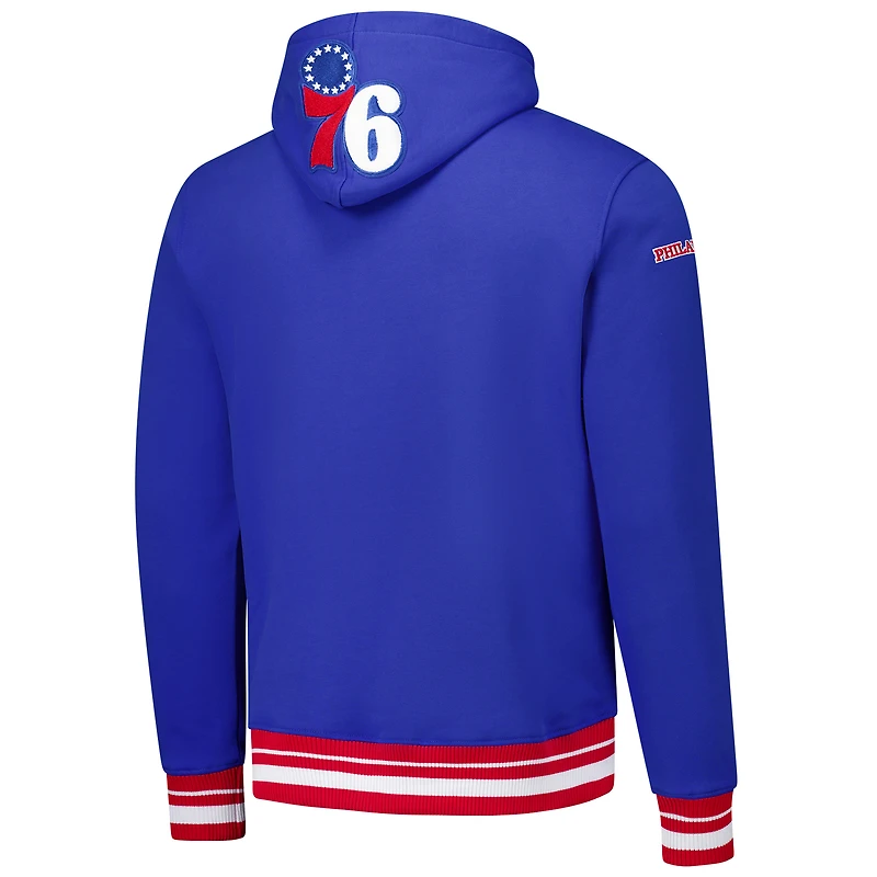Sweat à capuche rouge Pro Standard pour homme avec code régional des Philadelphia 76ers