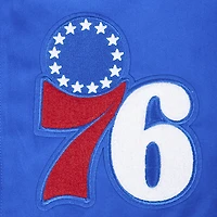 Men's Pro Standard Royal Philadelphia 76ers Area Code Twill Full-Zip Jacket