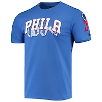 T-shirt Pro Standard Royal Philadelphia 76ers en chenille pour homme
