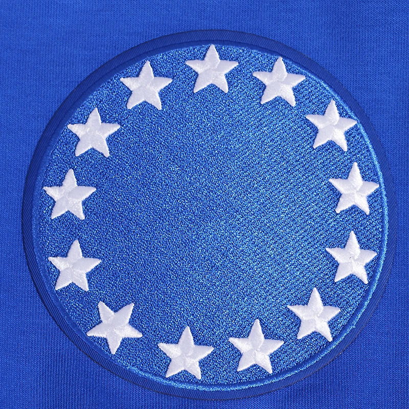 Veste d'échauffement classique à bouton-pression Pro Standard Royal Philadelphia 76ers pour hommes