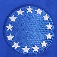 Veste d'échauffement classique à bouton-pression Pro Standard Royal Philadelphia 76ers pour hommes
