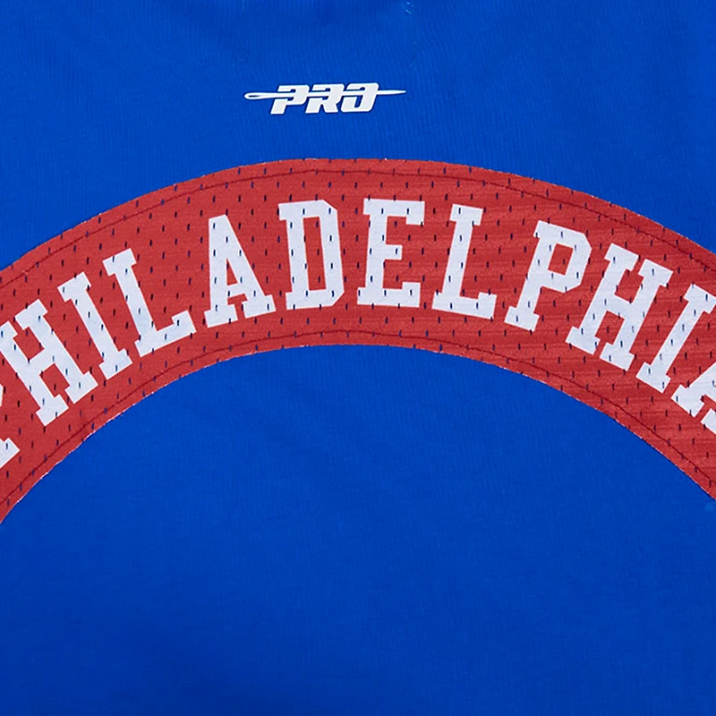 Men's Pro Standard Royal Philadelphia 76ers Made To Play Drop Shoulder T-Shirt