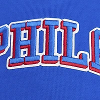 Sweat à capuche Pro Standard Royal Philadelphia 76ers Script Tail pour hommes