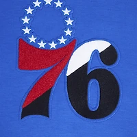Men's Pro Standard Royal Philadelphia 76ers Split Logo Pullover Hoodie