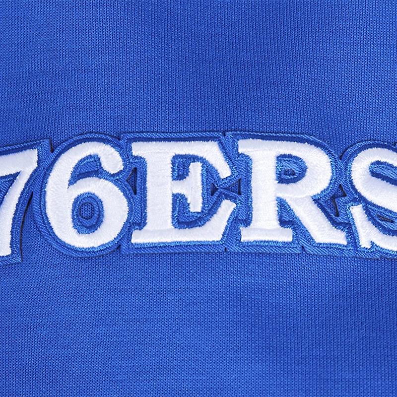 Men's Pro Standard Royal Philadelphia 76ers Split Logo Pullover Hoodie