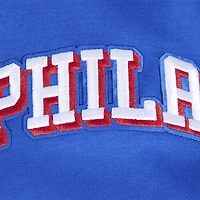 Men's Pro Standard Royal Philadelphia 76ers Split Logo Pullover Hoodie