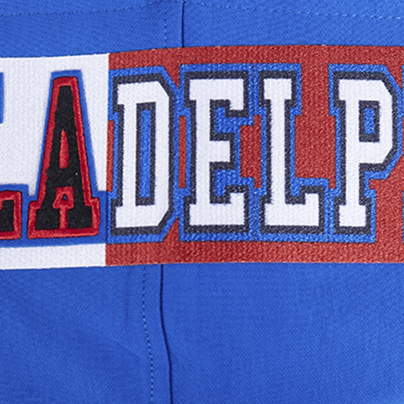 Men's Pro Standard Royal Philadelphia 76ers Split Logo Pullover Hoodie