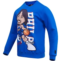 Men's Pro Standard Tyrese Maxey Royal Philadelphia 76ers Avatar Pullover Sweatshirt