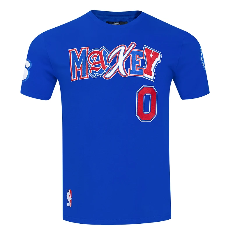 Men's Pro Standard Tyrese Maxey Royal Philadelphia 76ers City Ransom T-Shirt