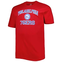 T-shirt Big & Tall Heart Soul rouge des Philadelphia 76ers pour homme