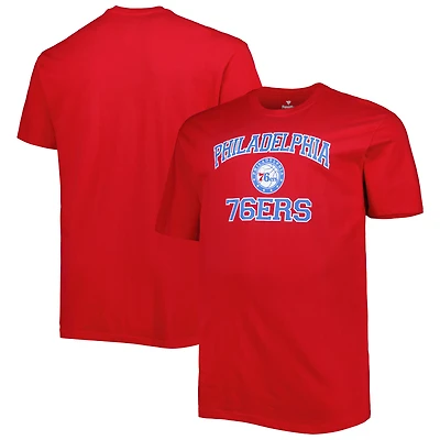 T-shirt Big & Tall Heart Soul rouge des Philadelphia 76ers pour homme