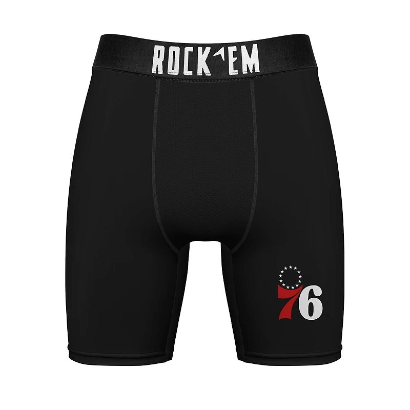 Pack combiné de chaussettes et caleçons boxeurs Rock Em Socks Philadelphia 76ers pour hommes